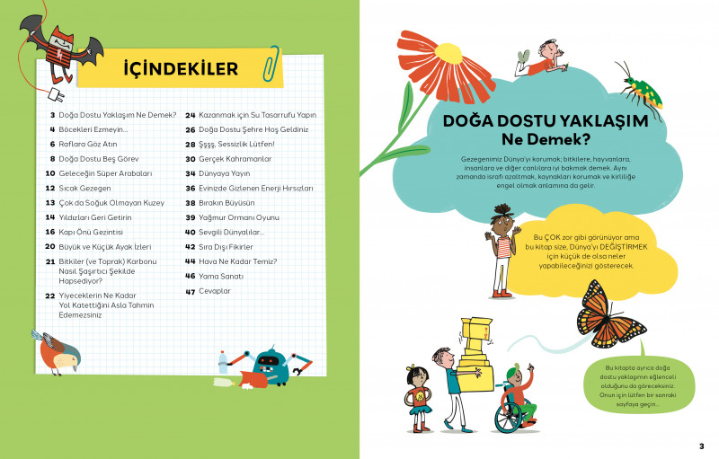 Doğa Dostu Fikirler Etkinlik Kitabı